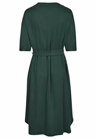 Daniel Hechter Modernes Midikleid mit Bindegürtel, Grün