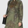 Desigual Vest_Guardians Hemdblusenkleid, Grün