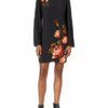 Desigual Vest_Memory Ausgestelltes Kleid, Schwarz