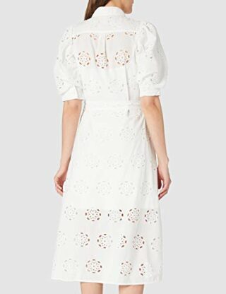 Desigual Vest_Noria A-Linien-Kleid, Weiß