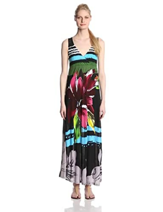 Desigual Vest_SEPTIEMBRE Maxikleid, Schwarz