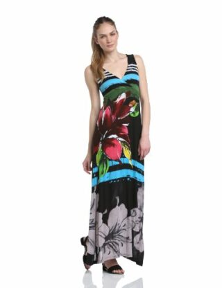 Desigual Vest_SEPTIEMBRE Maxikleid, Schwarz
