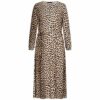 Drykorn CALSEY Maxi-Kleid aus Viskose, Beige