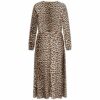 Drykorn CALSEY Maxi-Kleid aus Viskose, Beige