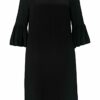 EMILIA LAY Abendkleid mit 3/4-Arm, Schwarz