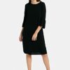 EMILIA LAY Abendkleid mit 3/4-Arm, Schwarz