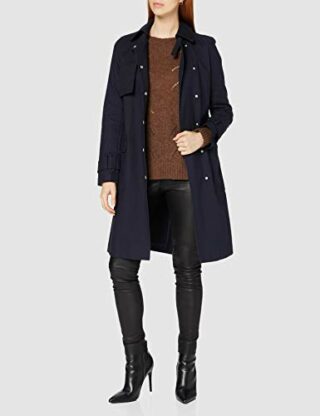 ESPRIT 090EO1B317 Lederhose, Schwarz