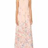 ESPRIT Collection 020EO1E302 Leinenkleid Maxikleid, Pink