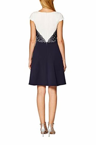 ESPRIT Collection 029EO1E016 Skaterkleid, Blau