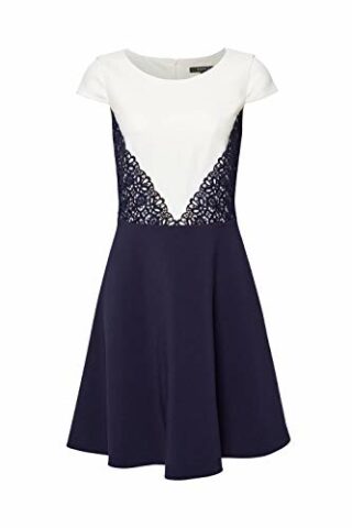 ESPRIT Collection 029EO1E016 Skaterkleid, Blau