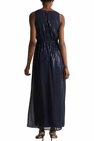 ESPRIT Collection 030EO1E323 Maxikleid, Blau
