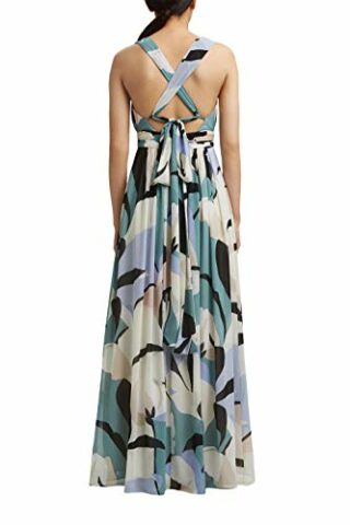 ESPRIT Collection 031EO1E339 Cocktailkleid, Blau