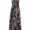 ESPRIT Collection 049EO1E042 Abendkleid, Blau