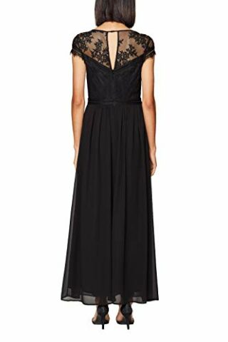 ESPRIT Collection 118EO1E017 Maxikleid Abendkleid, Schwarz