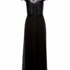 ESPRIT Collection 118EO1E017 Maxikleid Abendkleid, Schwarz