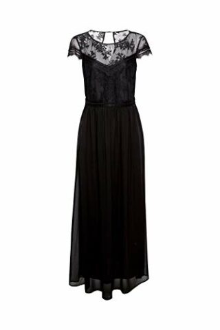 ESPRIT Collection 118EO1E017 Maxikleid Abendkleid, Schwarz