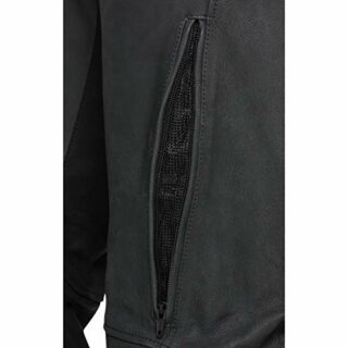 FLM Motorradhose Touren Lederhose 1.0, Schwarz