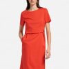 Fadenmeister Berlin Abendkleid mit 1/2-Arm, Rot