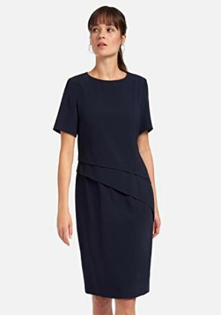 Fadenmeister Berlin Abendkleid mit 1/2-Arm, Schwarz