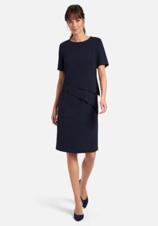 Fadenmeister Berlin Abendkleid mit 1/2-Arm, Schwarz