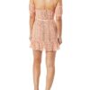 For Love & Lemons Dakota Minikleid aus Spitze, Orange