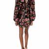 For Love & Lemons Morrison Mini Kleid, Schwarz
