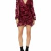 For Love & Lemons Penelope Mini Cocktailkleid, Lila