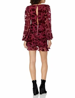 For Love & Lemons Penelope Mini Cocktailkleid, Lila