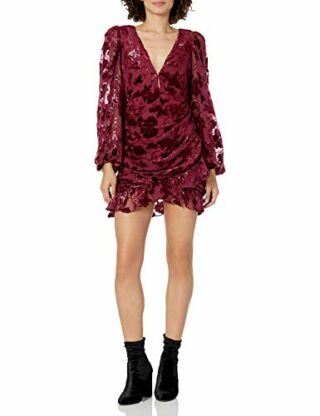 For Love & Lemons Penelope Mini Cocktailkleid, Lila