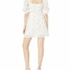 For Love & Lemons WILD Cherry Mini Kleid, Blau