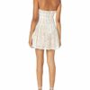 For Love & Lemons Wildflower Mini Kleid, Beige