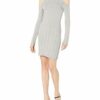 French Connection Mozart Ladder Strickkleid, Grau