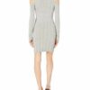French Connection Mozart Ladder Strickkleid, Grau