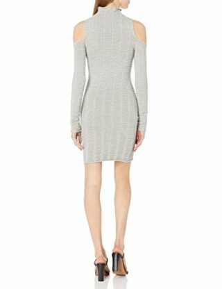 French Connection Mozart Ladder Strickkleid, Grau