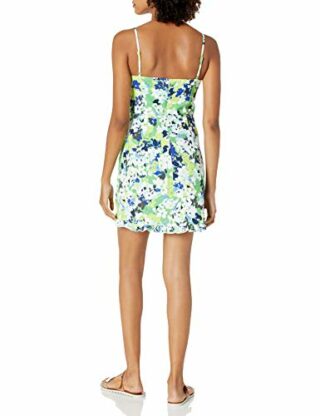 French Connection Whisper Sweetheart Mini Kleid, Grün