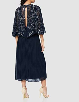 Frock and Frill Ceres Wickel-Midikleid Abendkleid, Blau