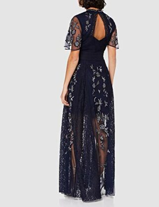 Frock and Frill Farfalla Maxi Abendkleid, Blau