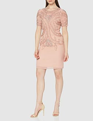 Frock and Frill Fiona Minikleid mit kurzen Ärmeln, Pink