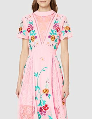 Frock and Frill Gypsy Maxi-Cocktailkleid, Pink