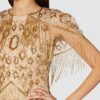 Frock and Frill High Minikleid mit Nackenverzierung, Gold