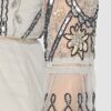 Frock and Frill Isobelle Abendkleid, Knielang, Grau