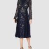 Frock and Frill Karis Midikleid, Blau