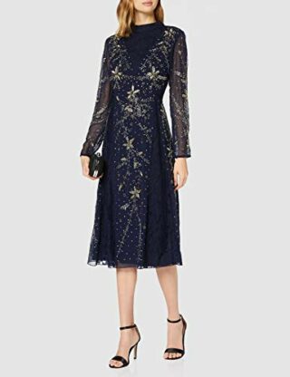 Frock and Frill Karis Midikleid, Blau
