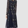 Frock and Frill Karis Midikleid, Blau