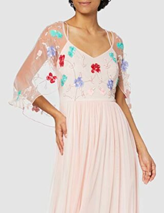 Frock and Frill Maxi Cocktailkleid, Pink