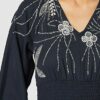 Frock and Frill Maxikleid mit langen Ärmeln, Blau