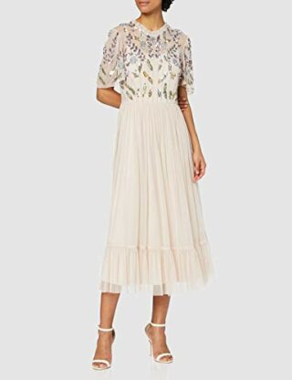 Frock and Frill Midi-Skaterkleid, Pink