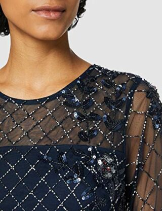 Frock and Frill Midikleid mit langen Ärmeln., Blau