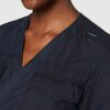 G-STAR RAW Midi Wickelkleid mit V-Ausschnitt, Blau