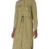 G-STAR RAW Rovic Maxi Hemdblusenkleid, Grün